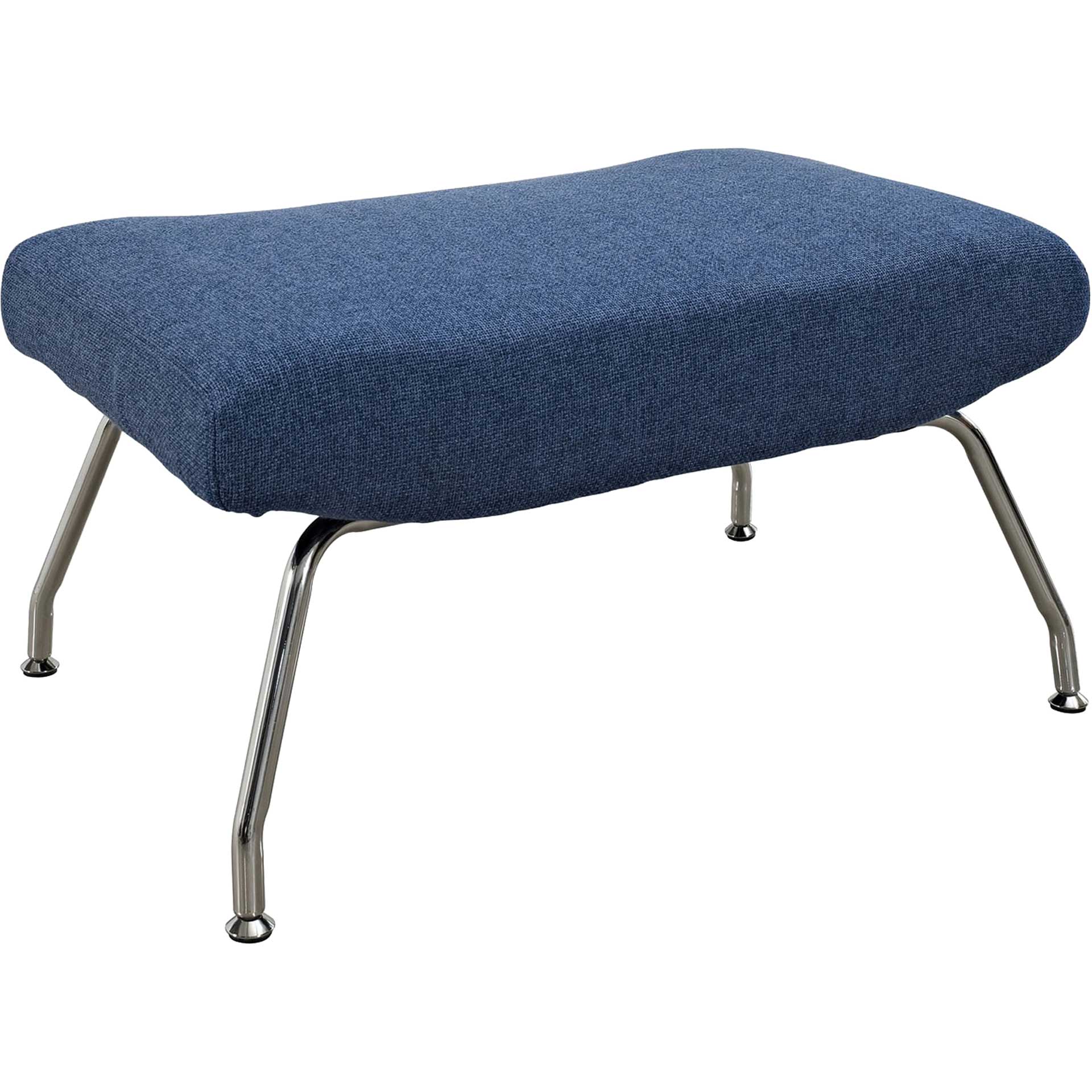 Clarell Lounge Chair Blue Tweed - Image 3
