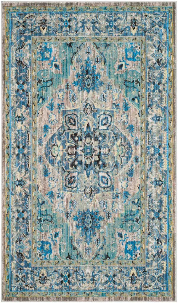 Claremont Blue/Light Gray Area Rug - Image 2
