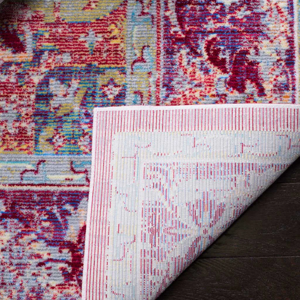 Claremont Purple/Coral Area Rug - Image 4