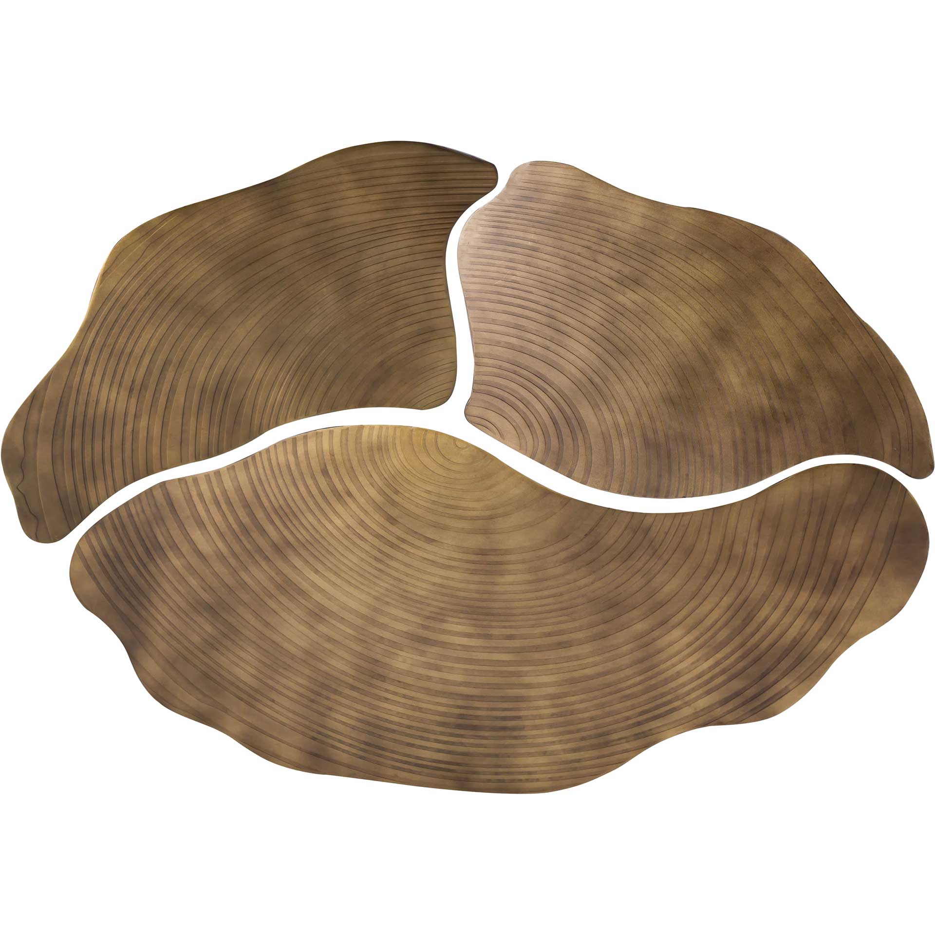 Clarity Coffee Tables Antique Brass - Image 5