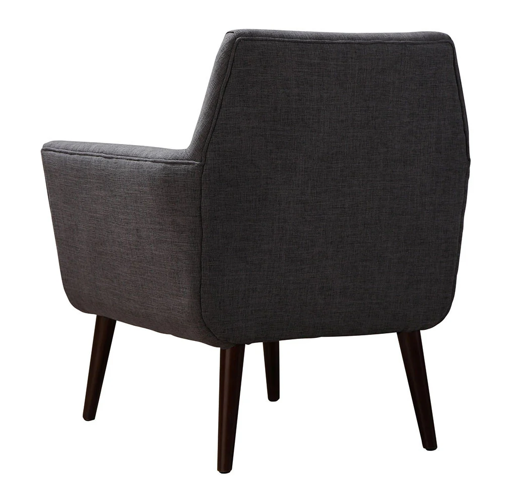 Clark Linen Chair Gray - Image 4