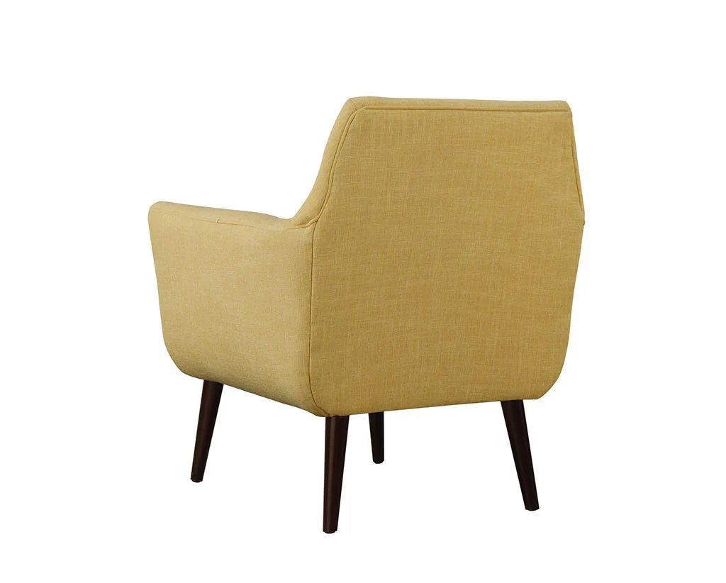 Clark Linen Chair Mustard Yellow - Image 4