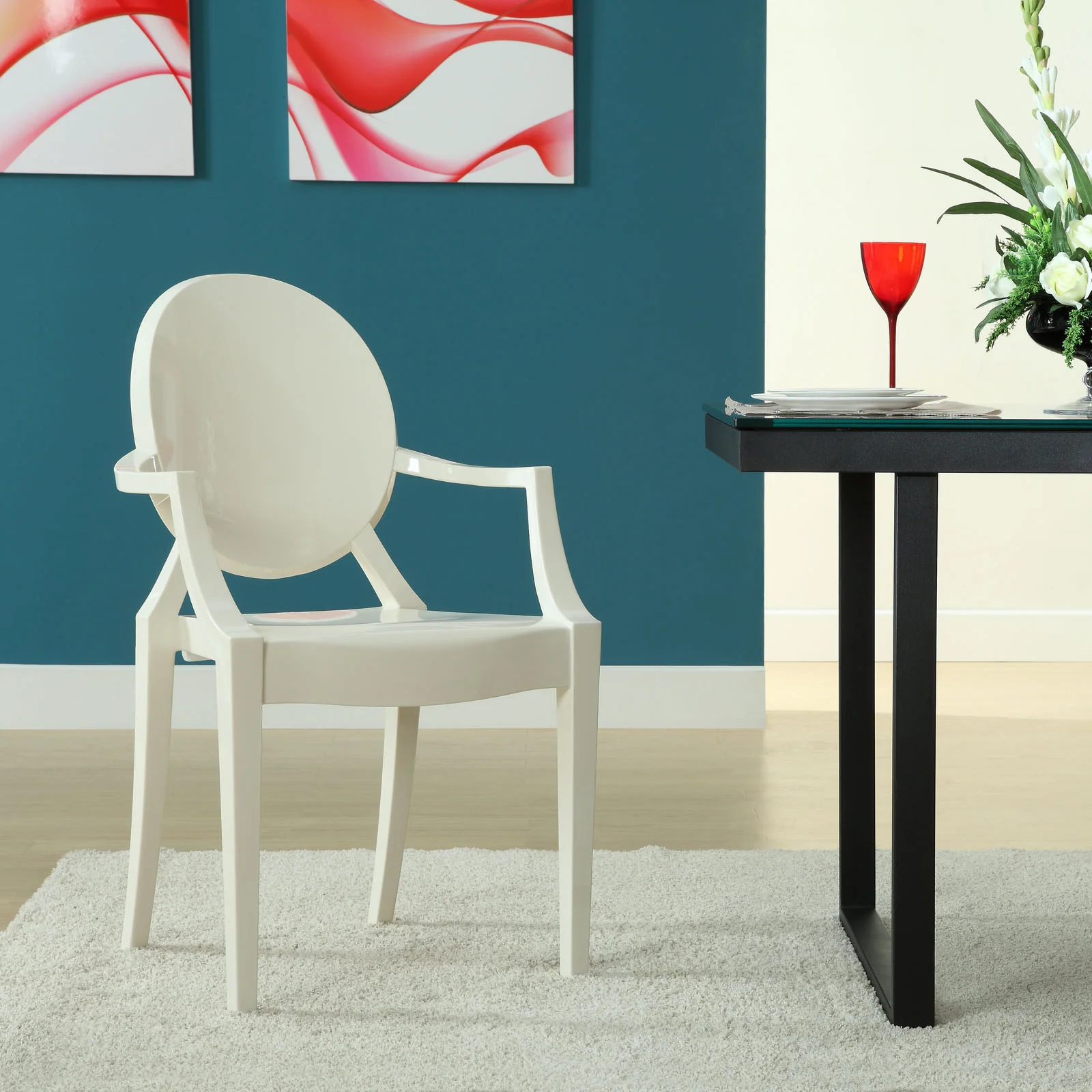Clary Armchair White - Image 4