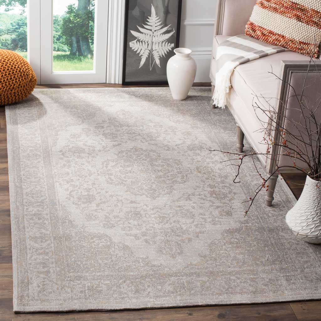 Classic Vintage Beige Area Rug - Image 7