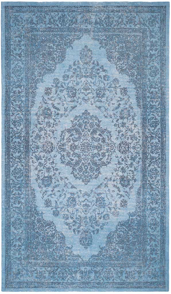 Classic Vintage Blue Area Rug - Image 2