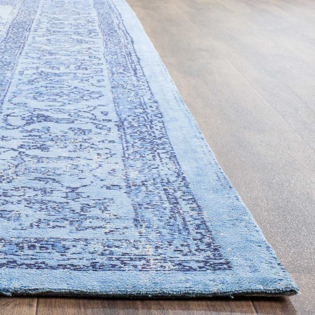 Classic Vintage Blue Area Rug - Image 3