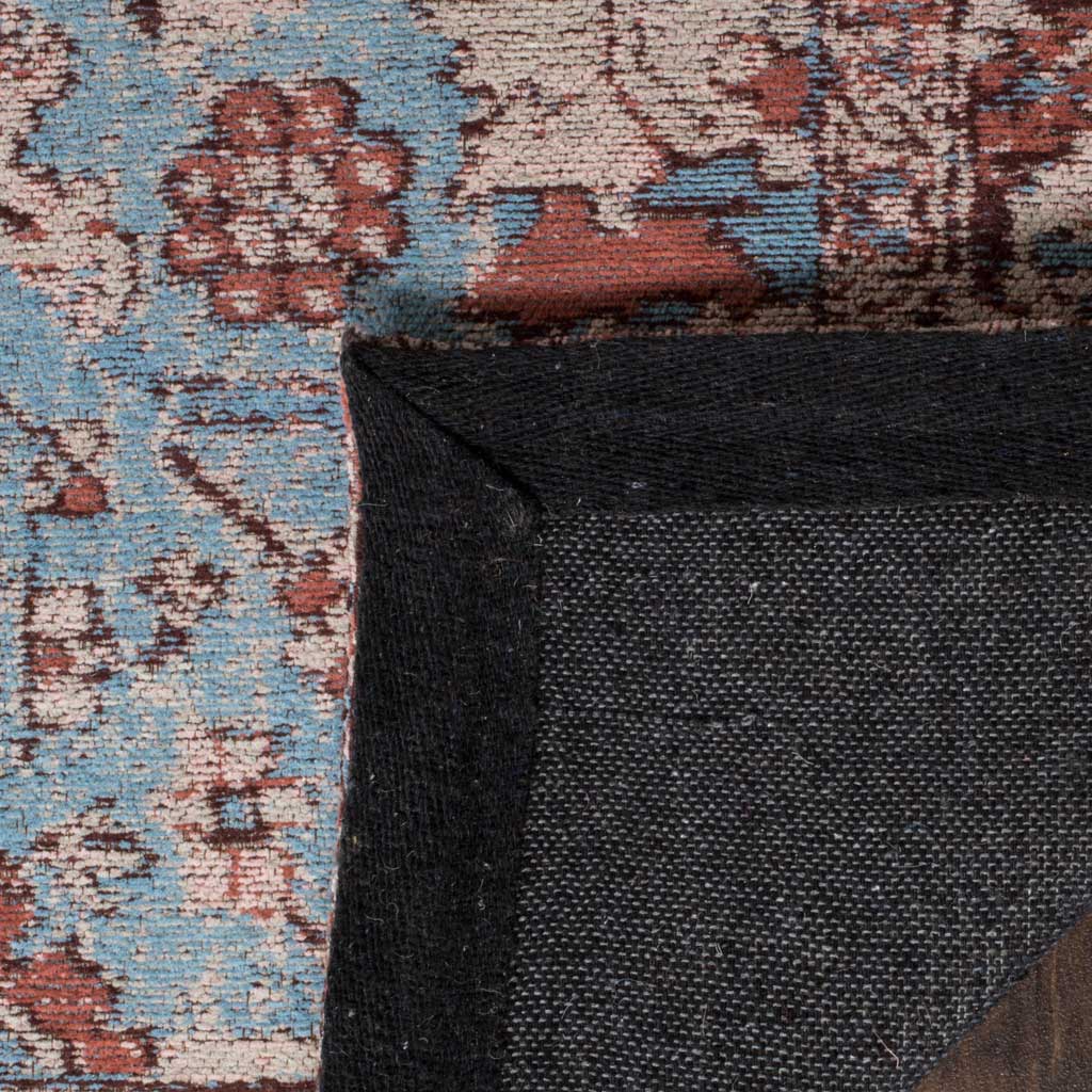 Classic Vintage Blue/Red Area Rug - Image 3