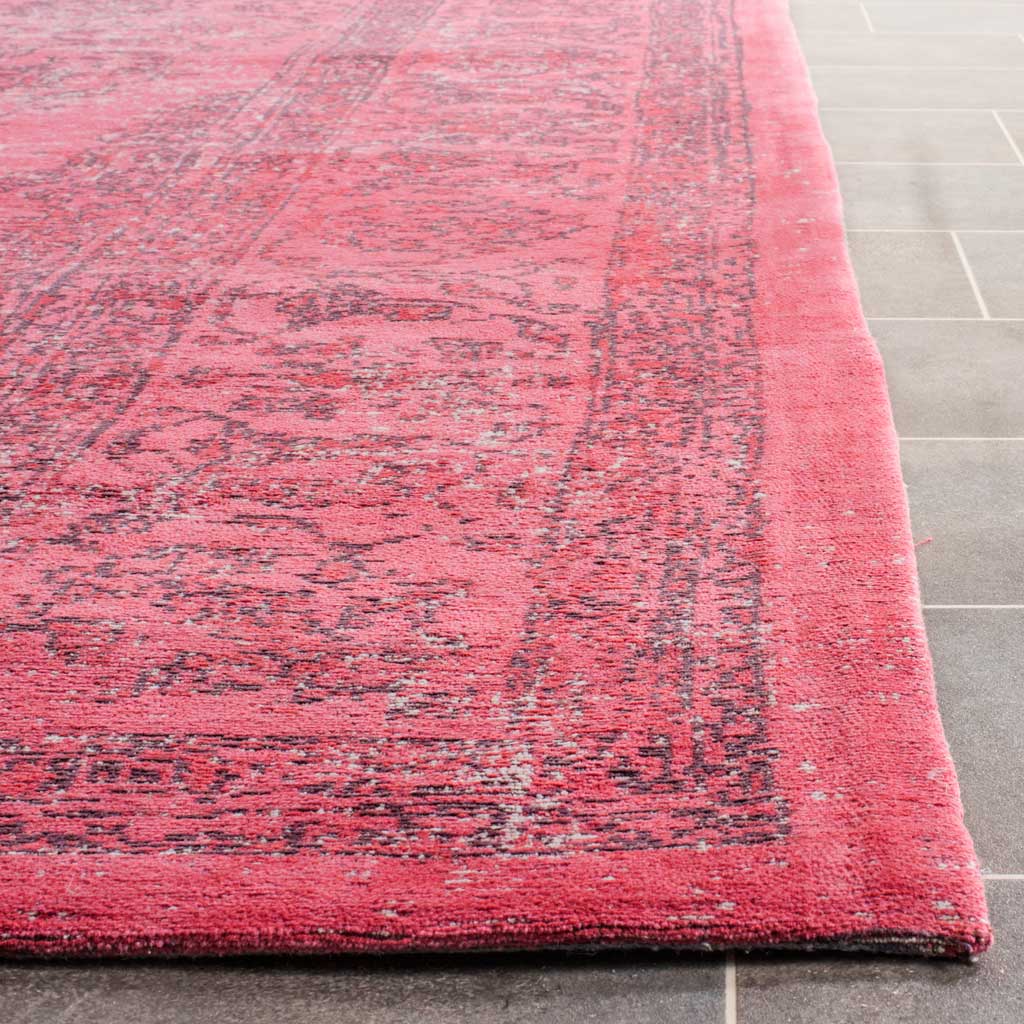 Classic Vintage Fuchsia Area Rug - Image 4