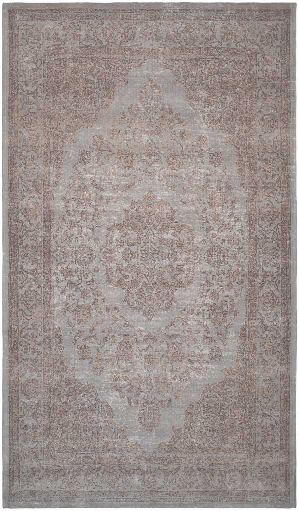 Classic Vintage Gray Area Rug - Image 2
