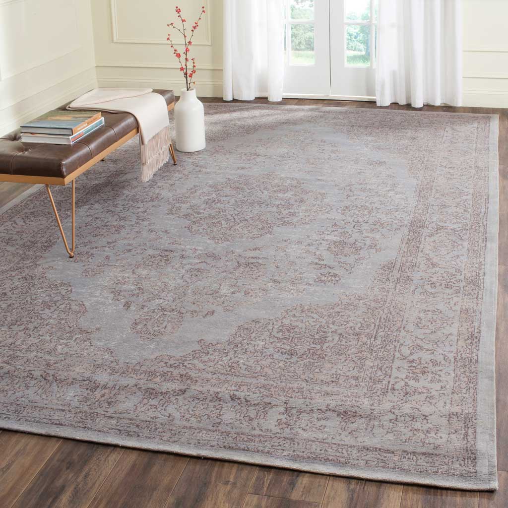 Classic Vintage Gray Area Rug - Image 4