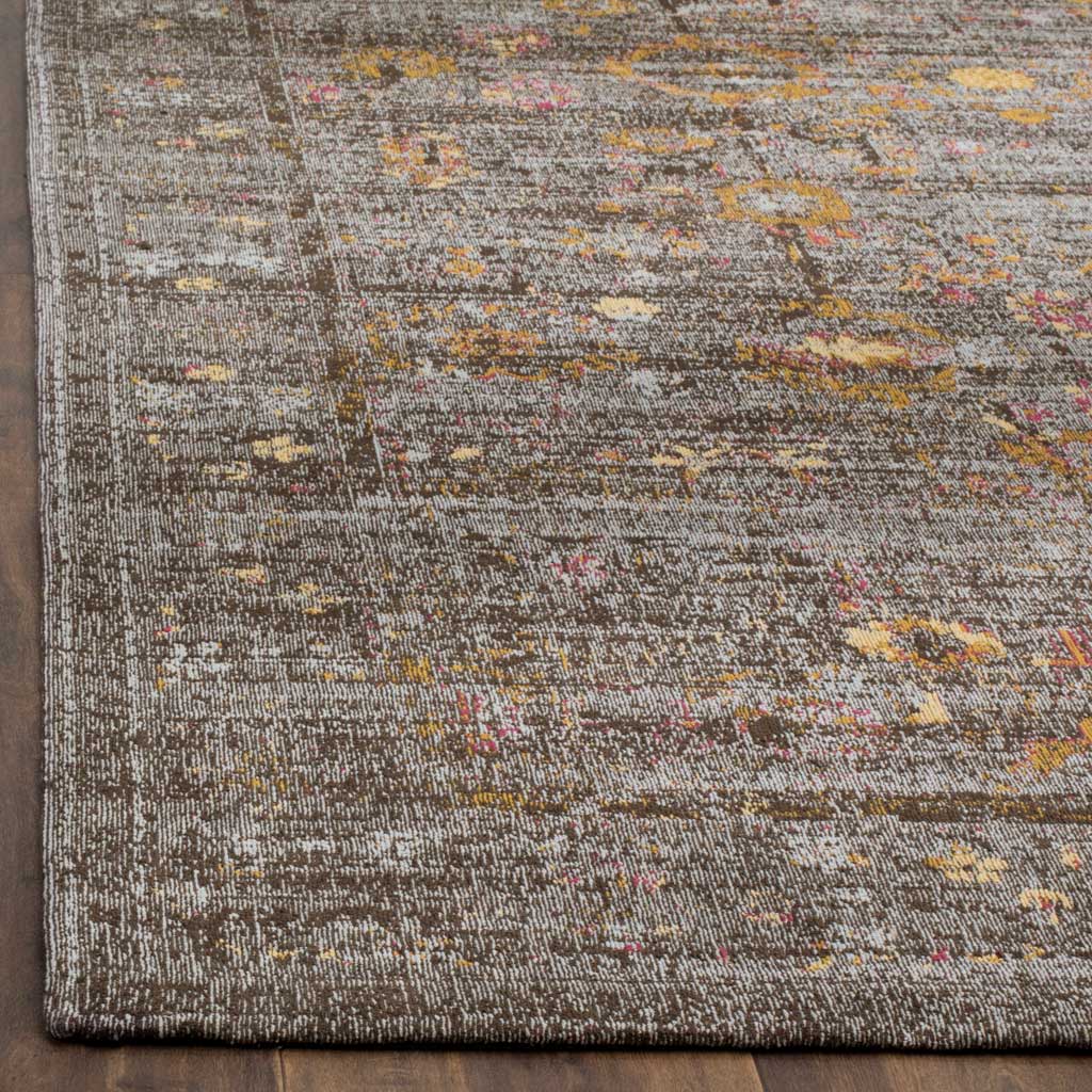 Classic Vintage Gray/Gold Area Rug - Image 2