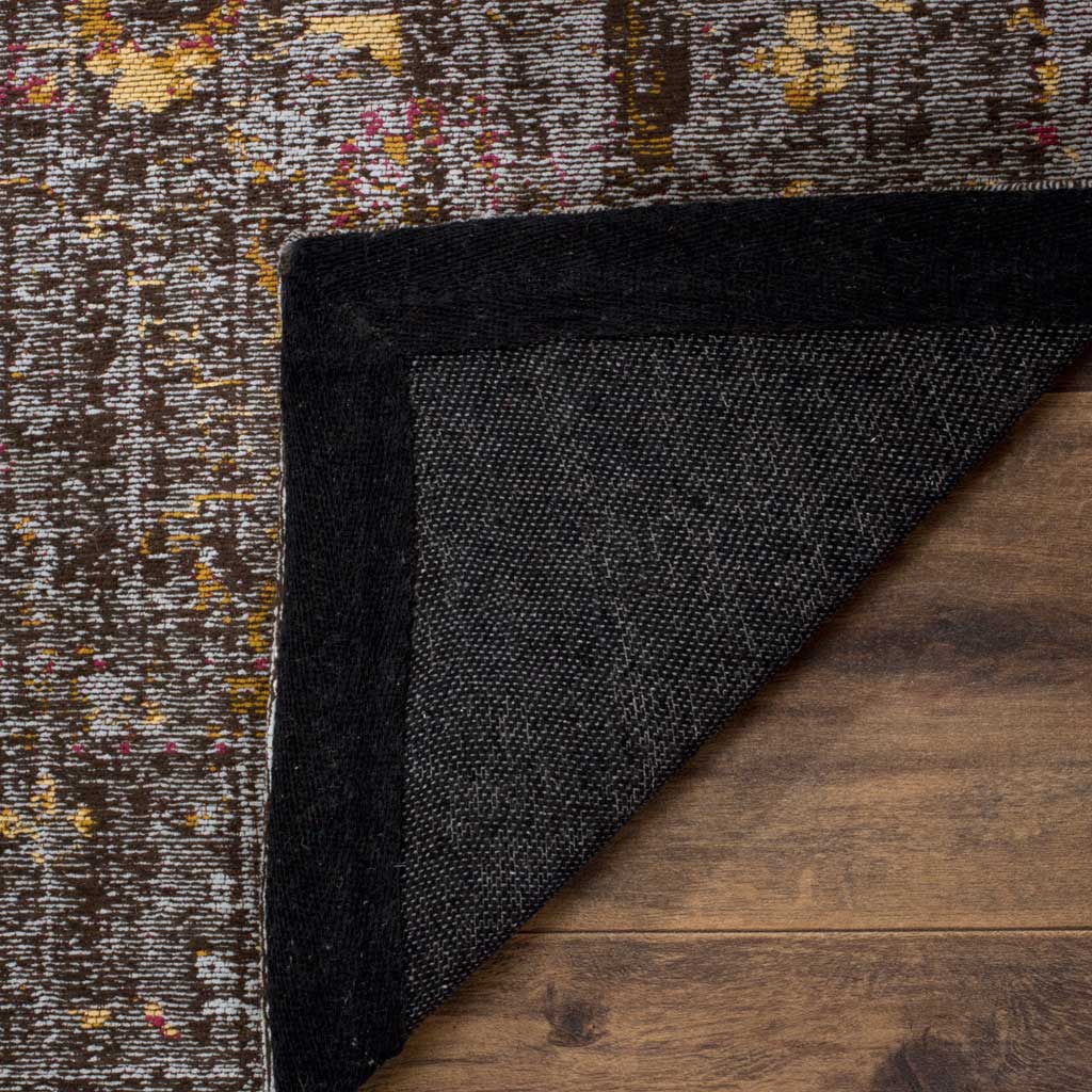 Classic Vintage Gray/Gold Area Rug - Image 3
