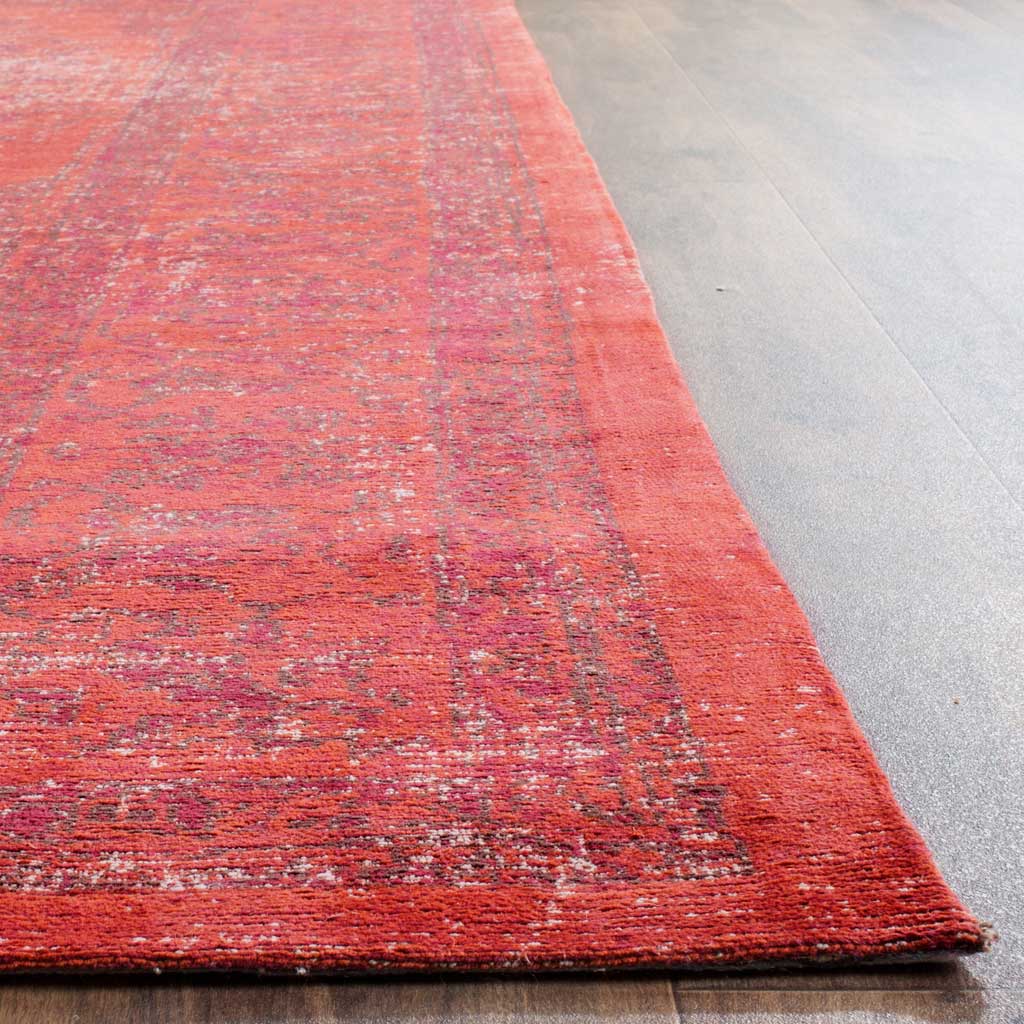 Classic Vintage Orange/Red Area Rug - Image 3