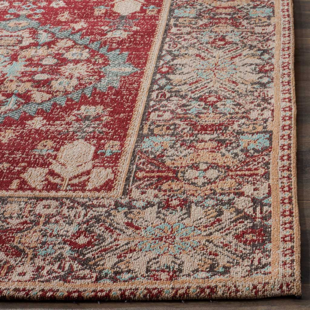 Classic Vintage Red/Multi Area Rug - Image 2