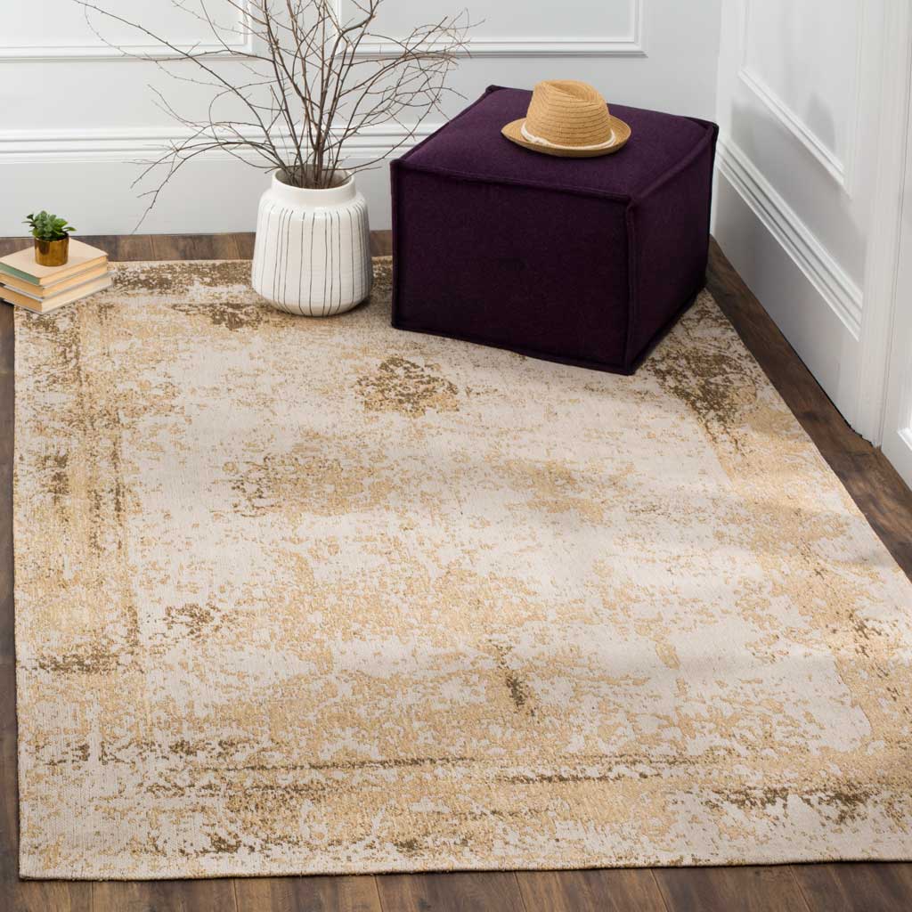 Classic Vintage Sand Area Rug - Image 6
