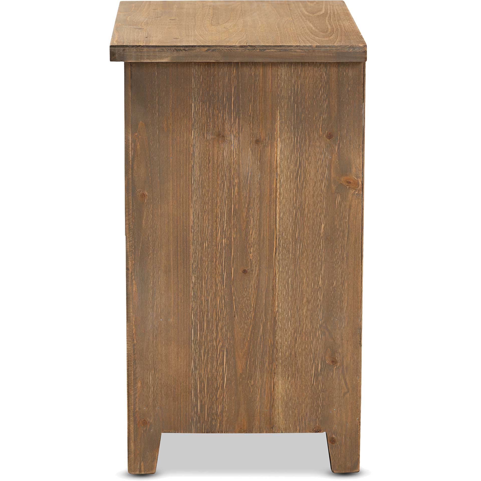 Claudia 2-Drawer Spindle Nightstand Brown - Image 3