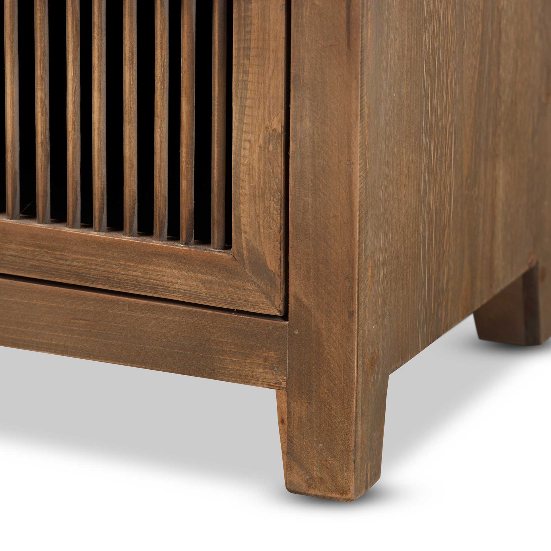 Claudia 2-Drawer Spindle Nightstand Brown - Image 6