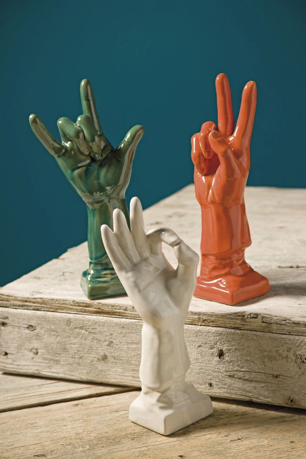 Clayton Ceramic Hands (Set of 3) - Image 2