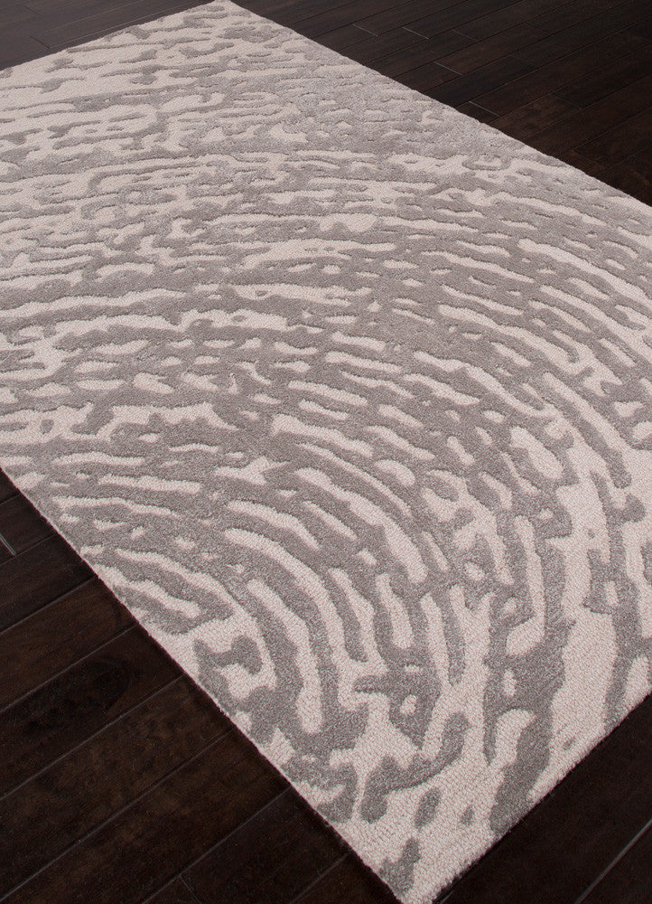 Clayton Daizy Cut & Loop Antique White/Medium Gray Area Rug - Image 2