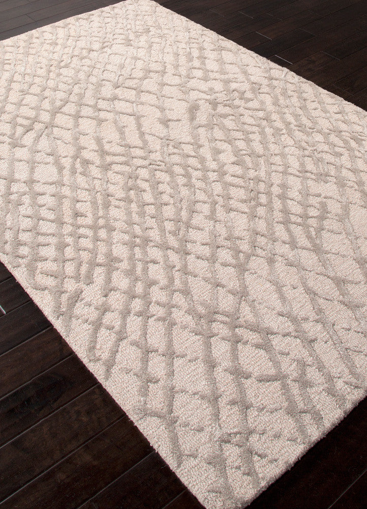 Clayton Mesh White/Classic Gray Area Rug - Image 2