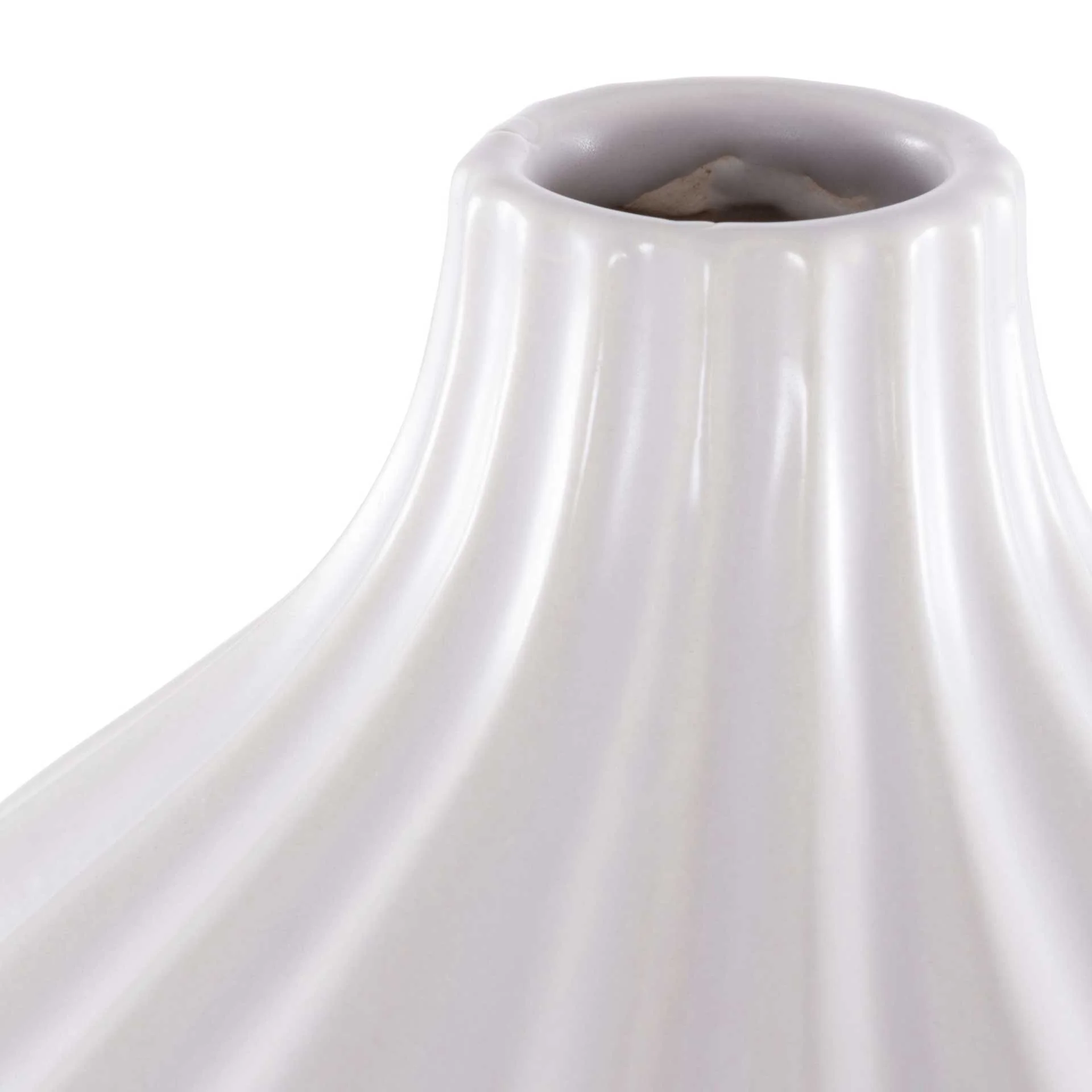 Clelia Ceramic Vase Stone Gray (Set of 3) - Image 2