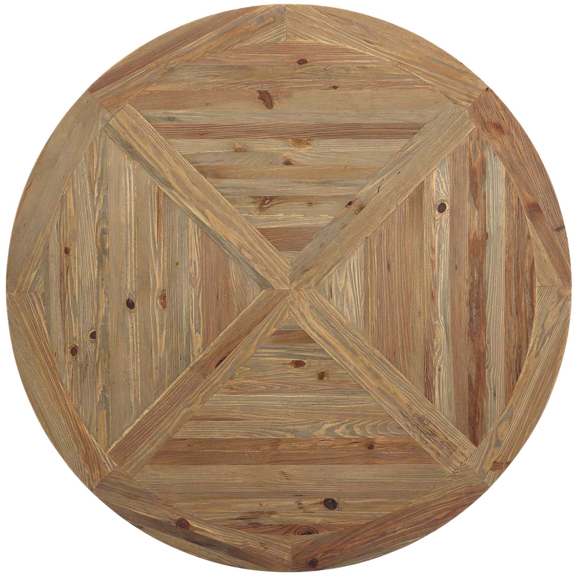 Clement Pine Wood Dining Table Brown - Image 7