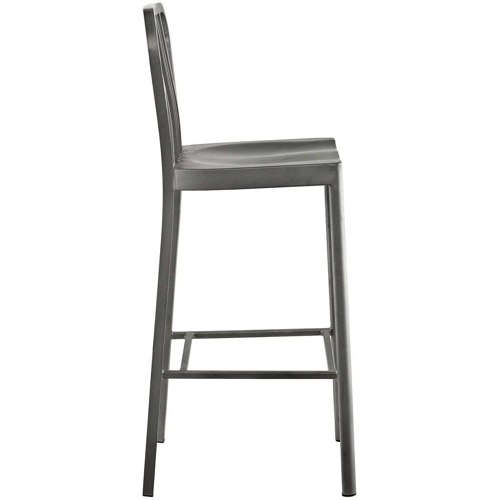 Cloister Metal Bar Stool Silver - Image 2