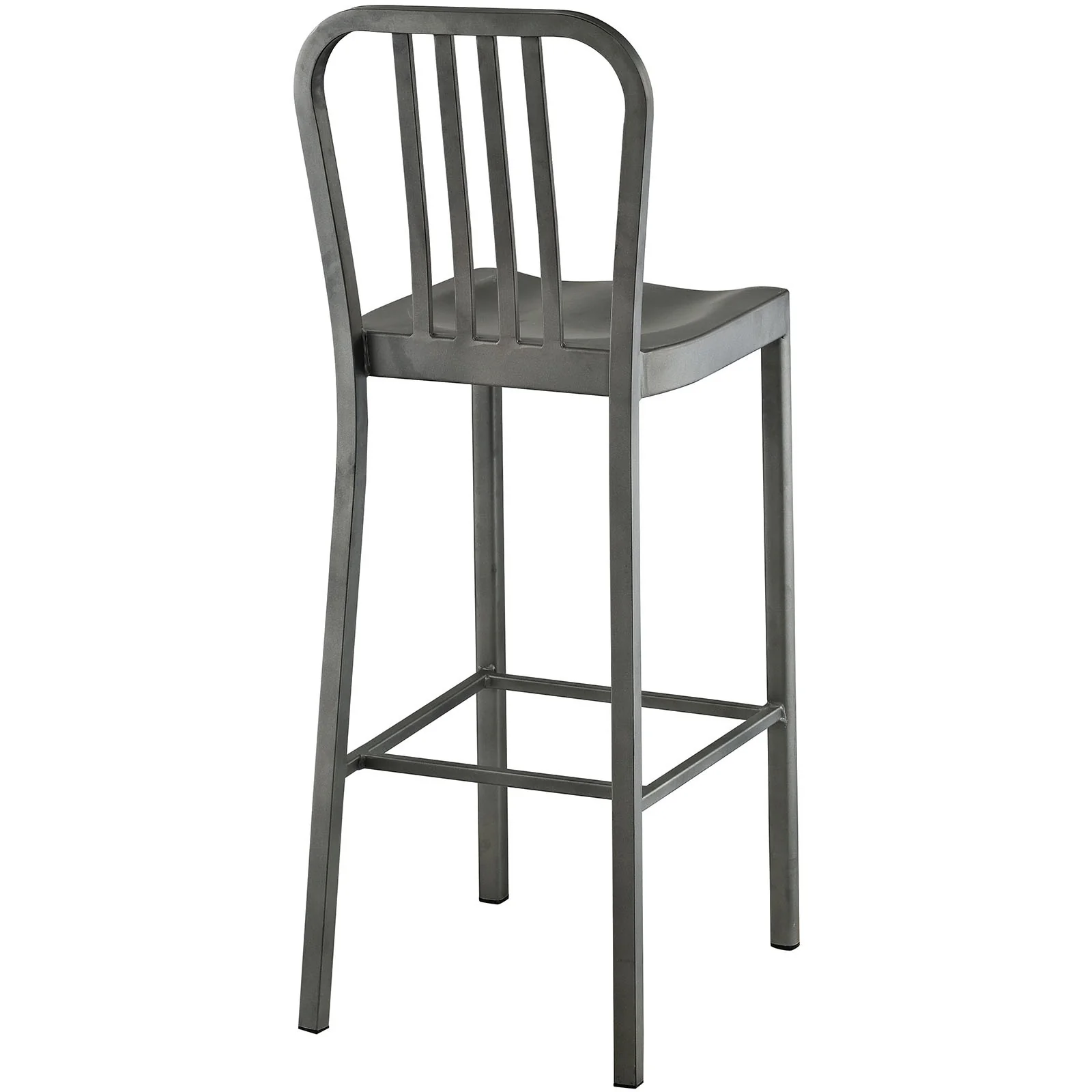 Cloister Metal Bar Stool Silver - Image 3