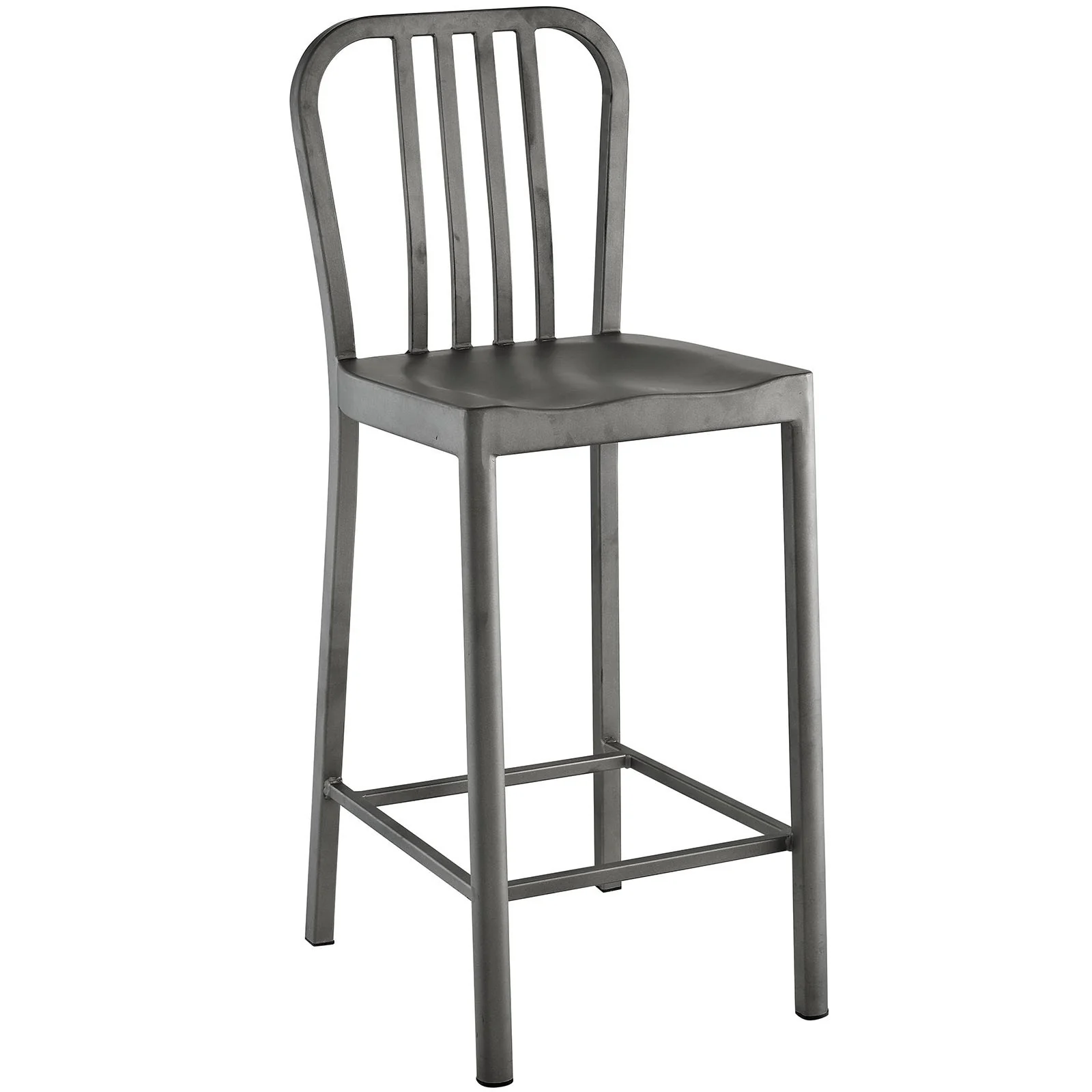 Cloister Metal Bar Stool Silver - Image 5