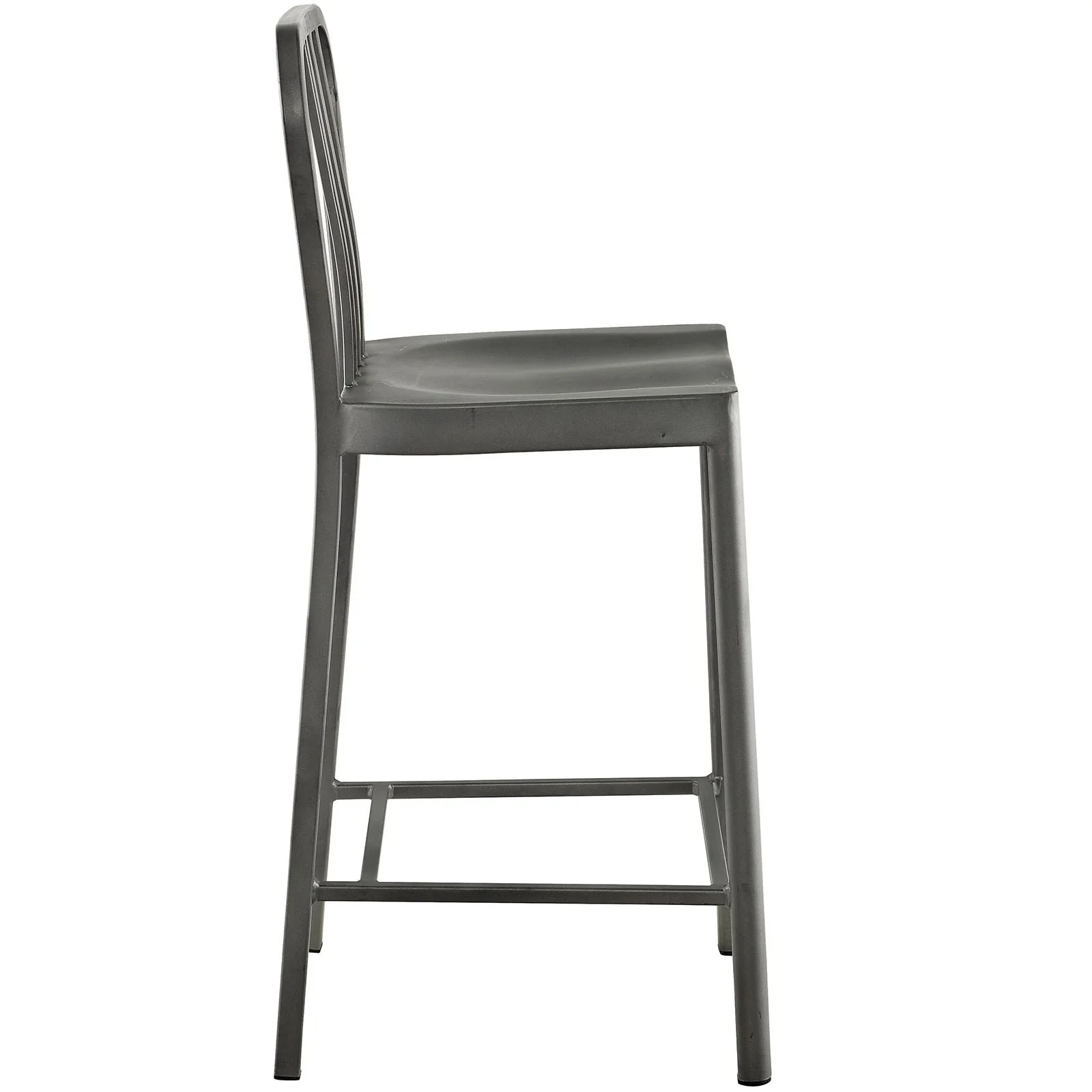 Cloister Metal Bar Stool Silver - Image 6