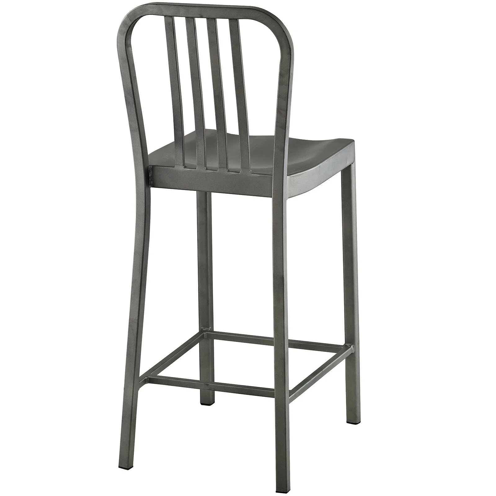 Cloister Metal Bar Stool Silver - Image 7