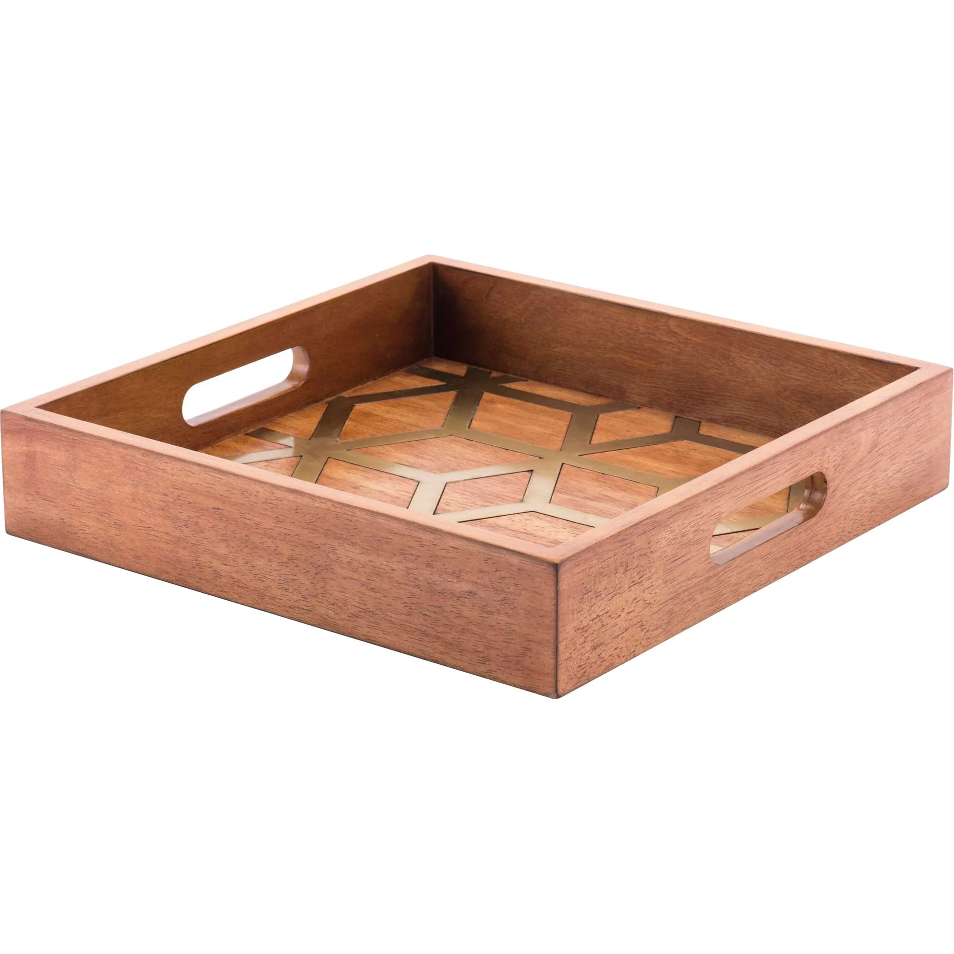 Clover Tray Brown (Set of 2) - Image 3