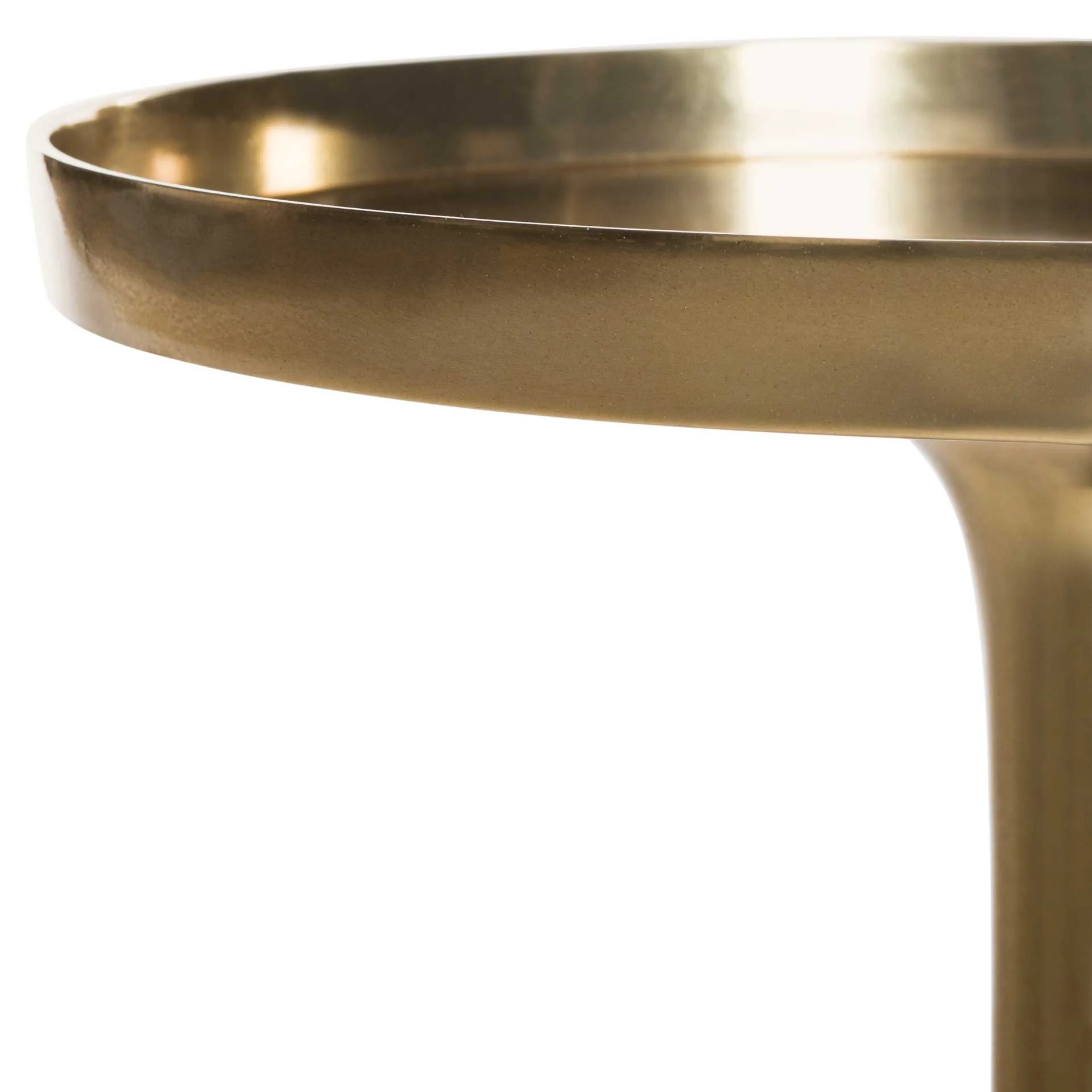 Coast Round Side Table Antique Brass - Image 4