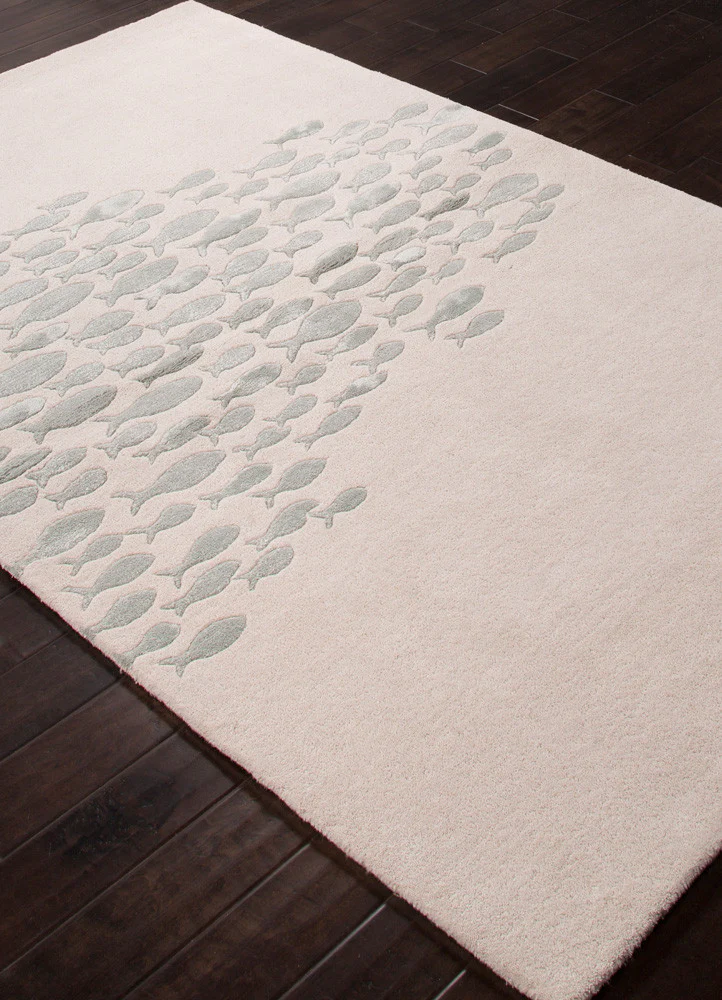 Coastal Resort Schooled White Area Rug - Image 2