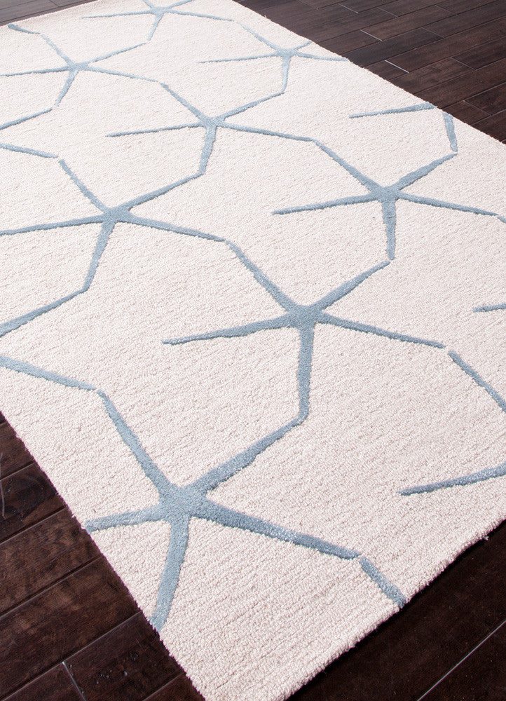 Coastal Resort Starfishing White Ivory/Milky Blue Area Rug - Image 2
