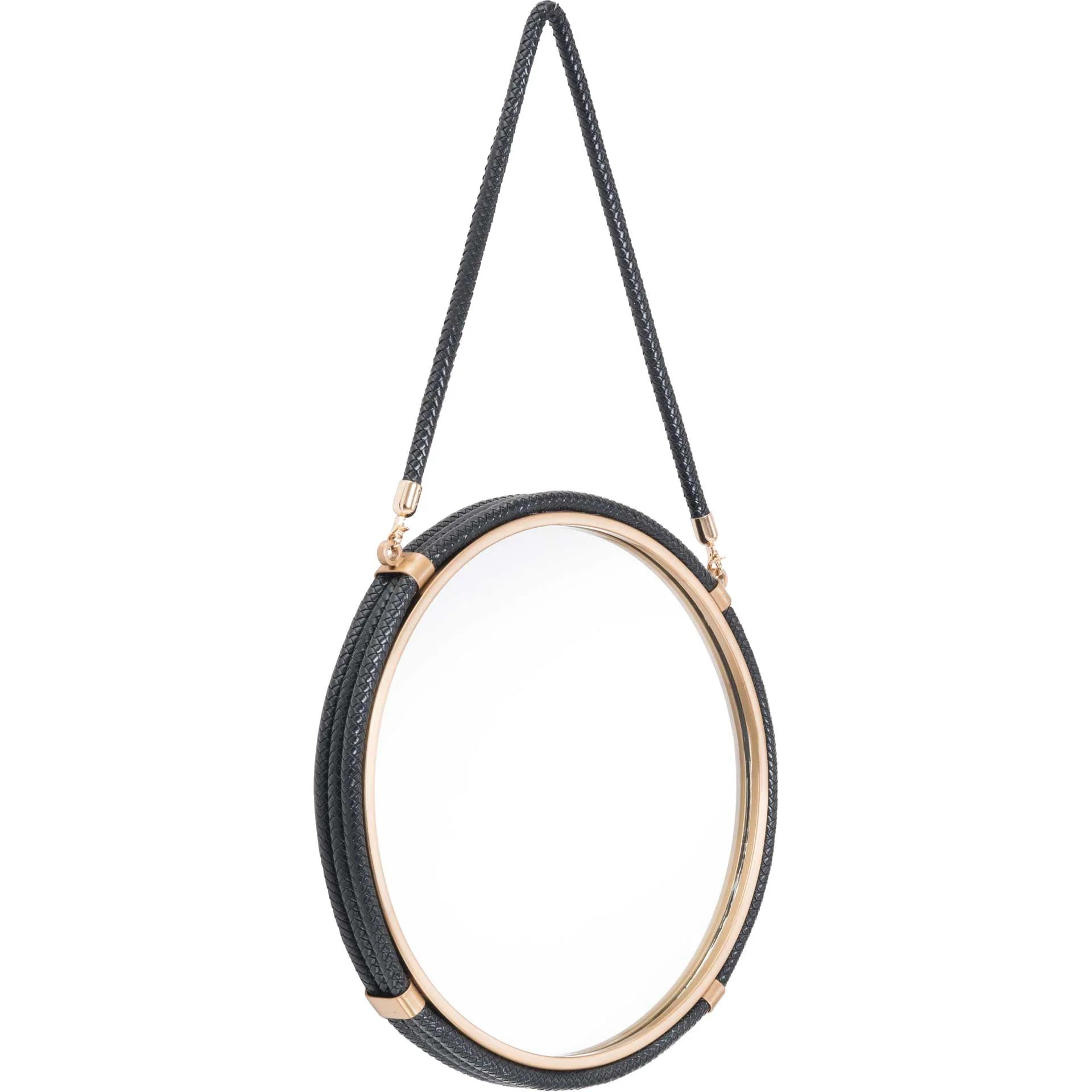 Coastal Round Mirror Black - Image 2