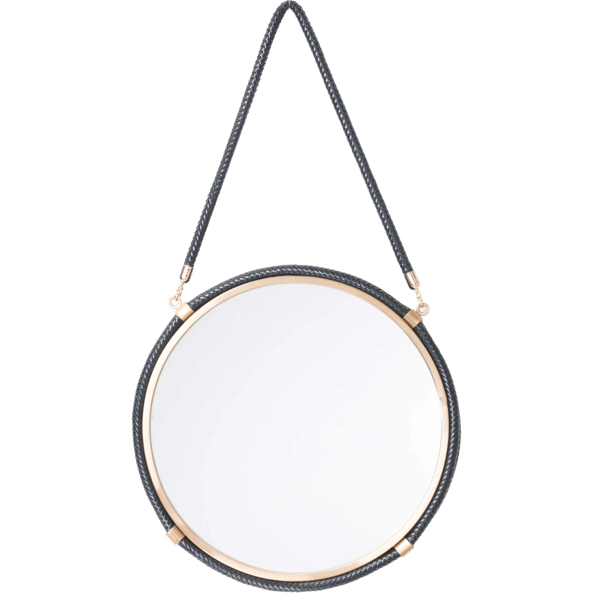 Coastal Round Mirror Black - Image 3
