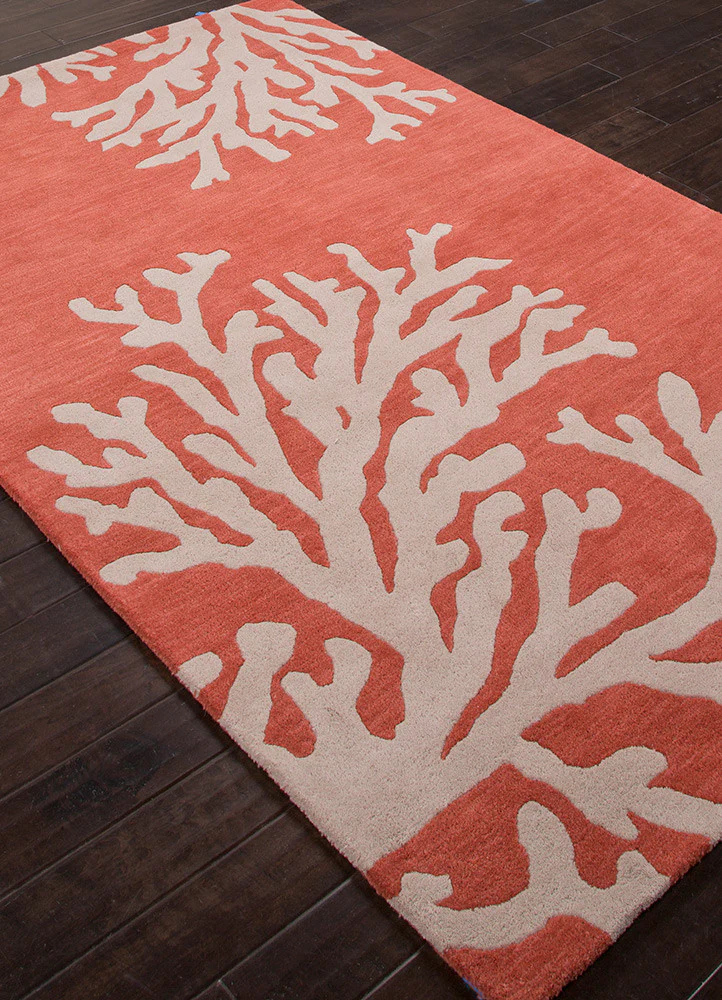 Coastal Seaside Bough Apricot Brandy/Doe Skin Area Rug - Image 2