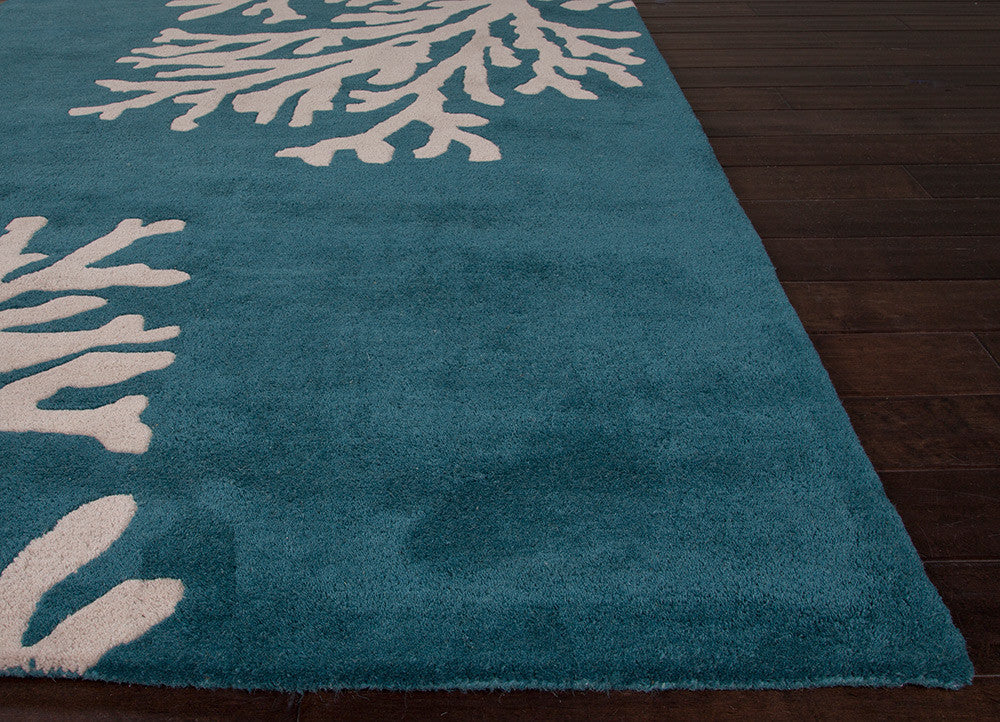Coastal Seaside Bough Atlantic Deep/Silver Birch Area Rug - Image 3