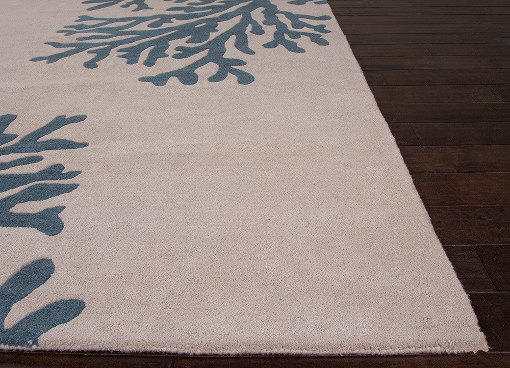 Coastal Seaside Bough Silver Birch/Indian Teal Area Rug - Image 3