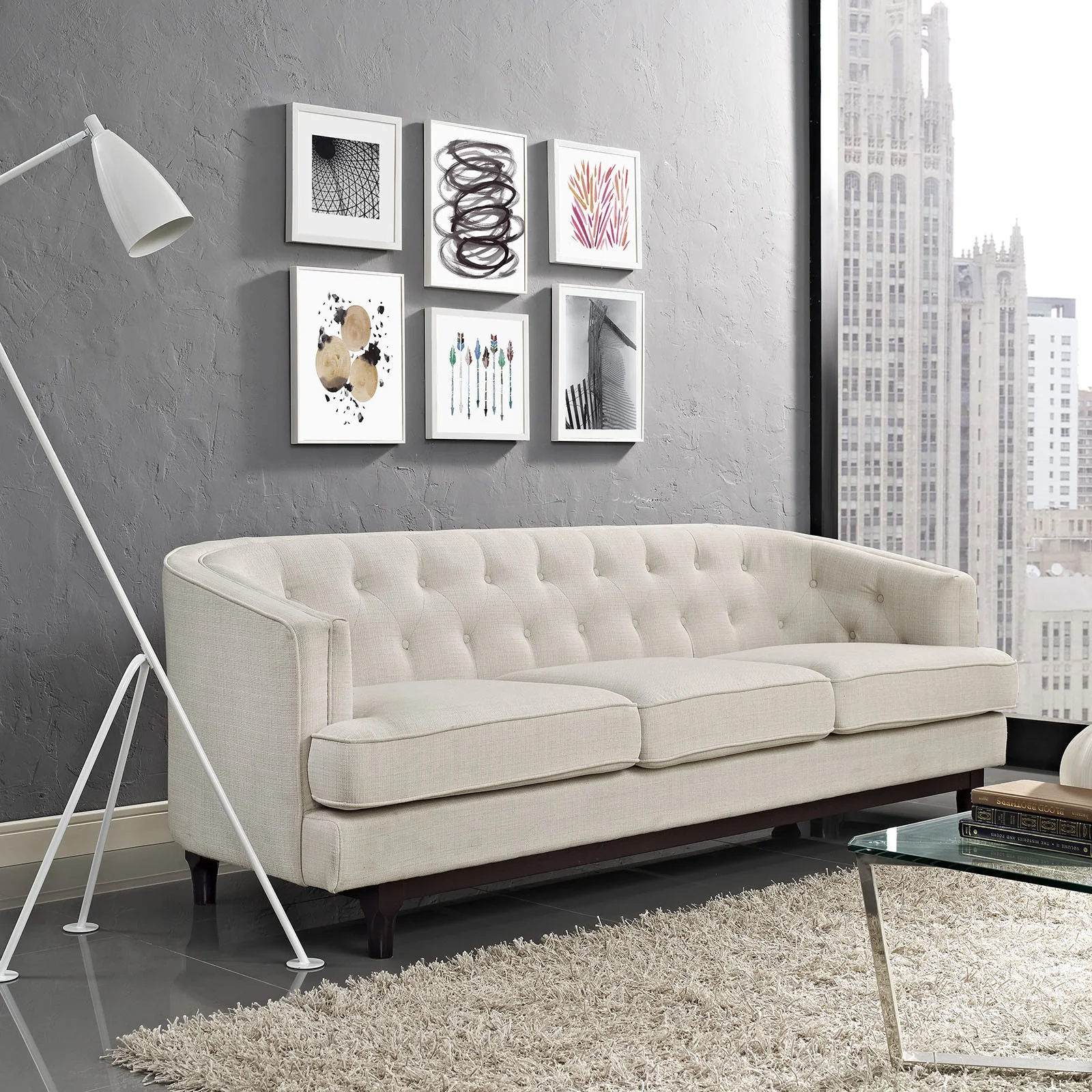 Coastline Sofa Beige - Image 4