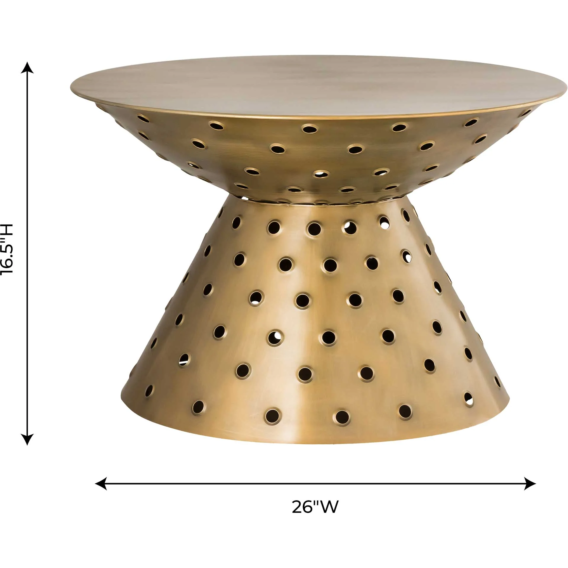Coco Coffee Table Antique Brass - Image 7