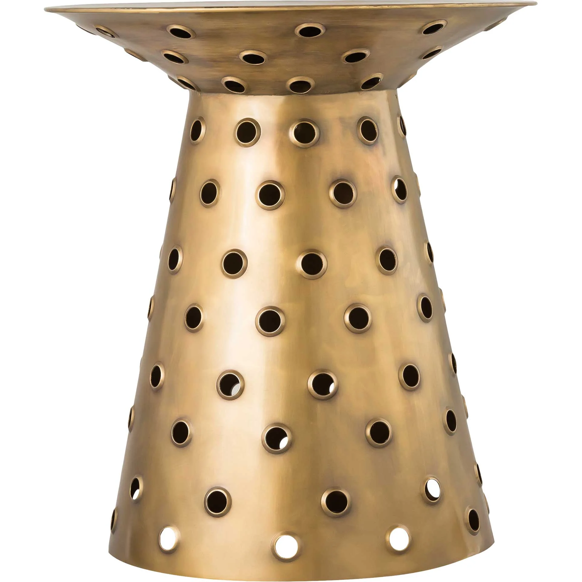 Coco Side Table Antique Brass - Image 2