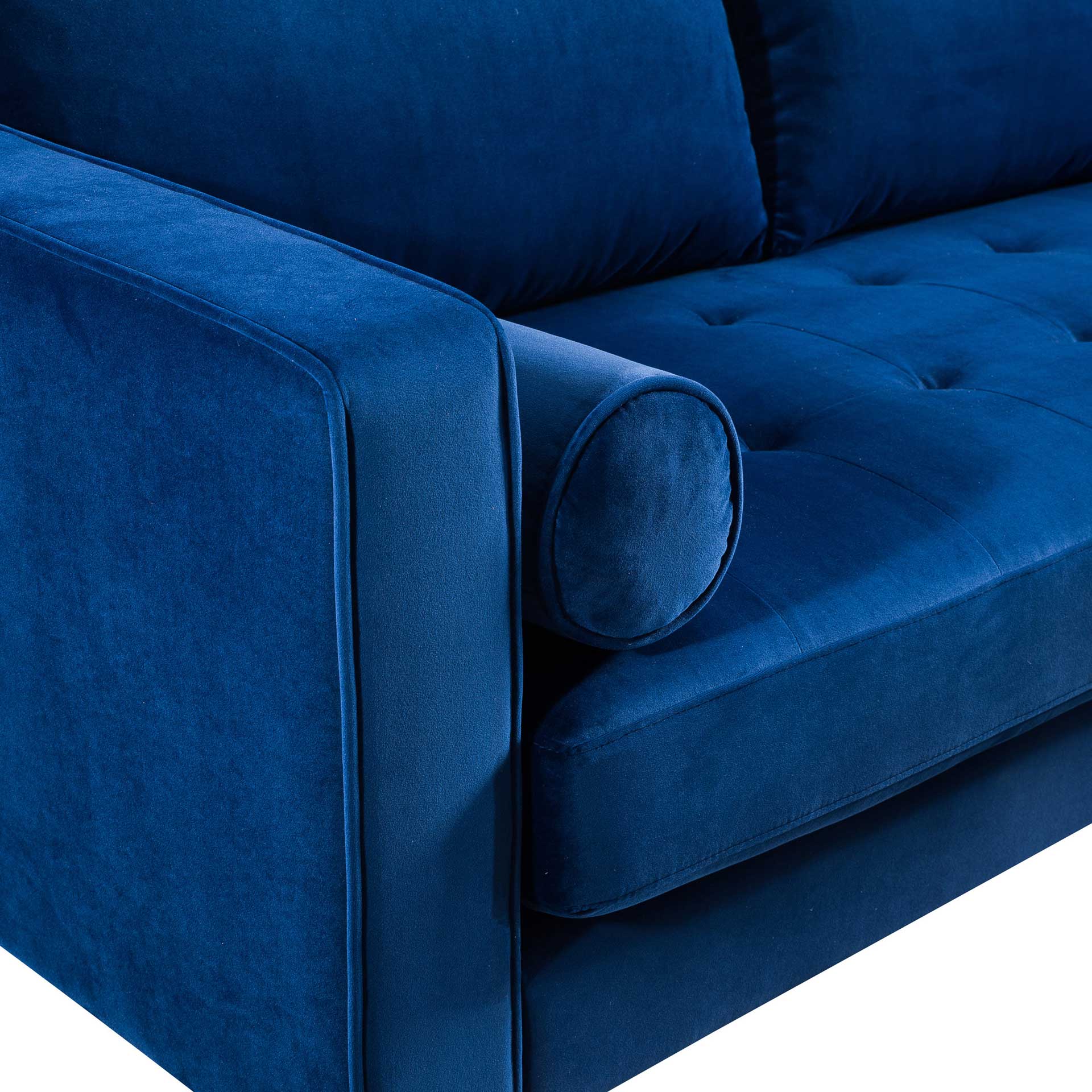 Cody Velvet Sectional Navy - Image 10