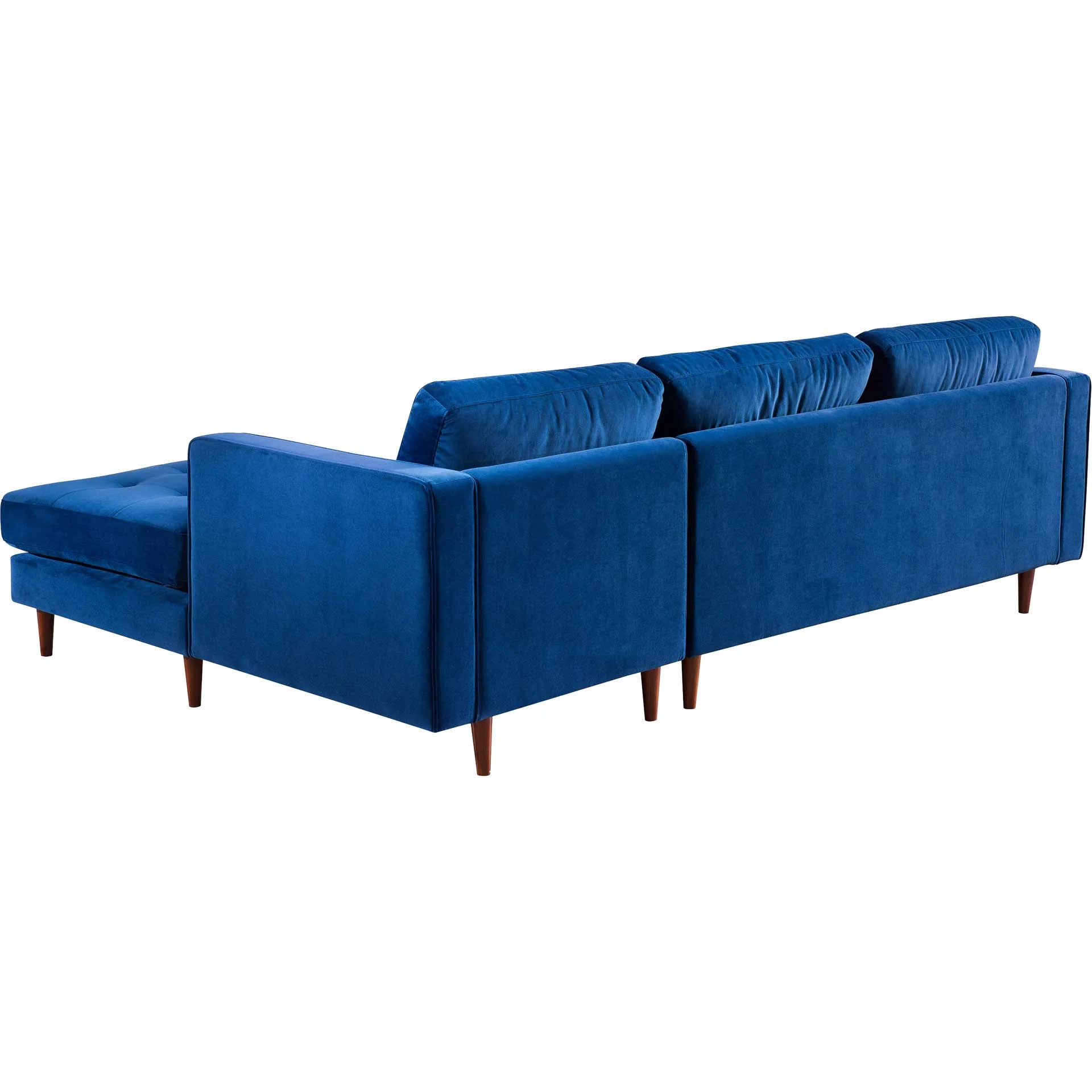 Cody Velvet Sectional Navy - Image 9