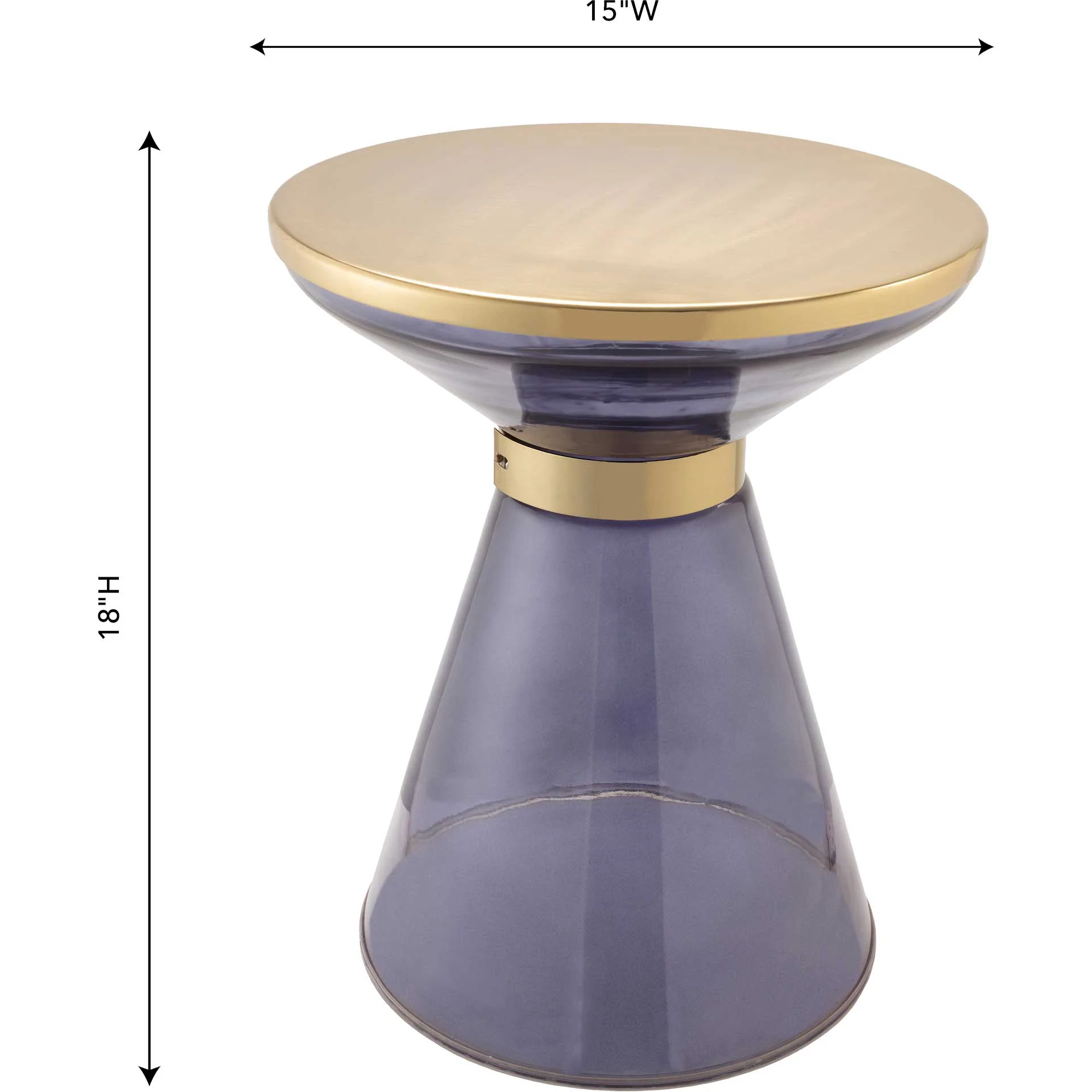 Coen Side Table Blue - Image 4