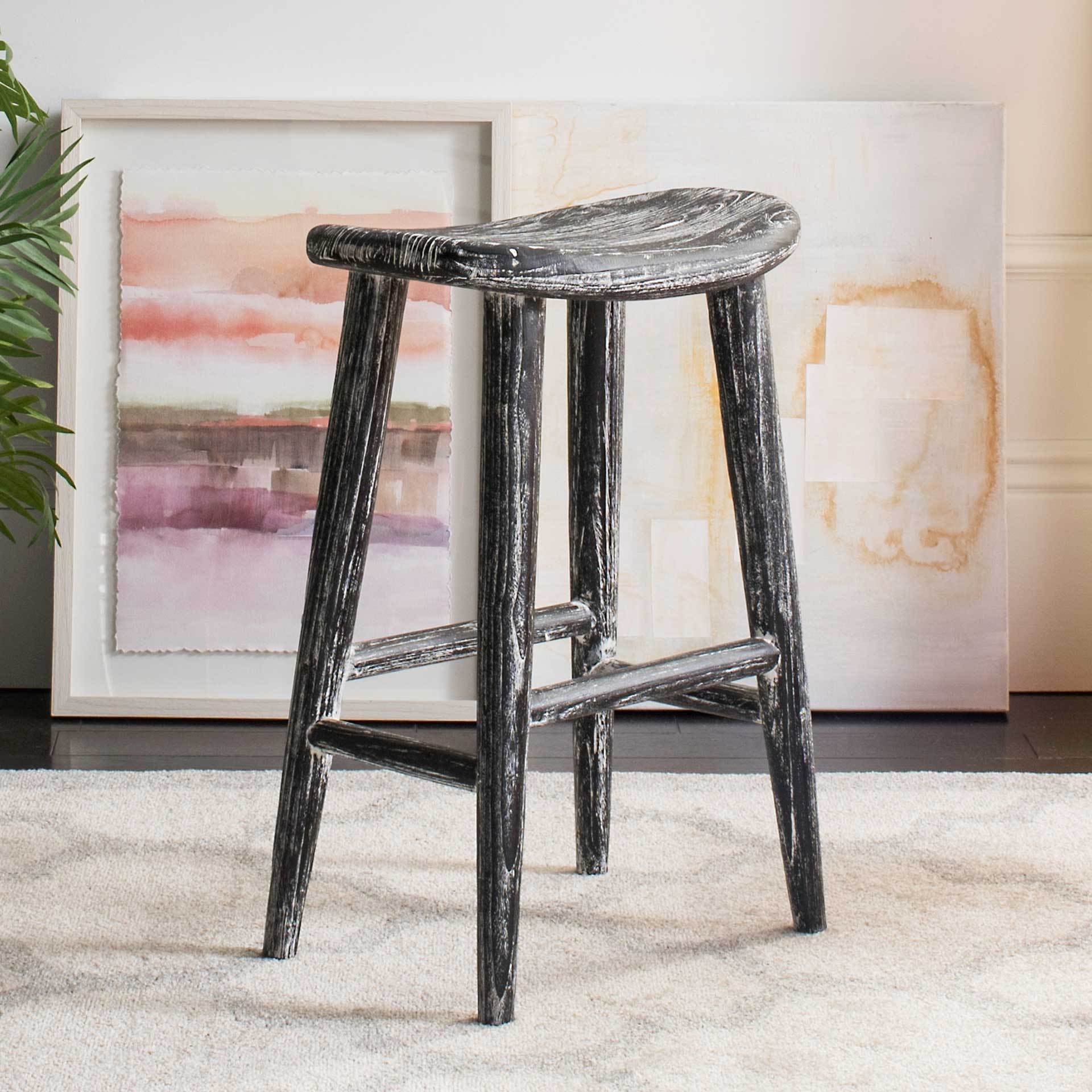 Coen Wood Bar Stool - Image 8