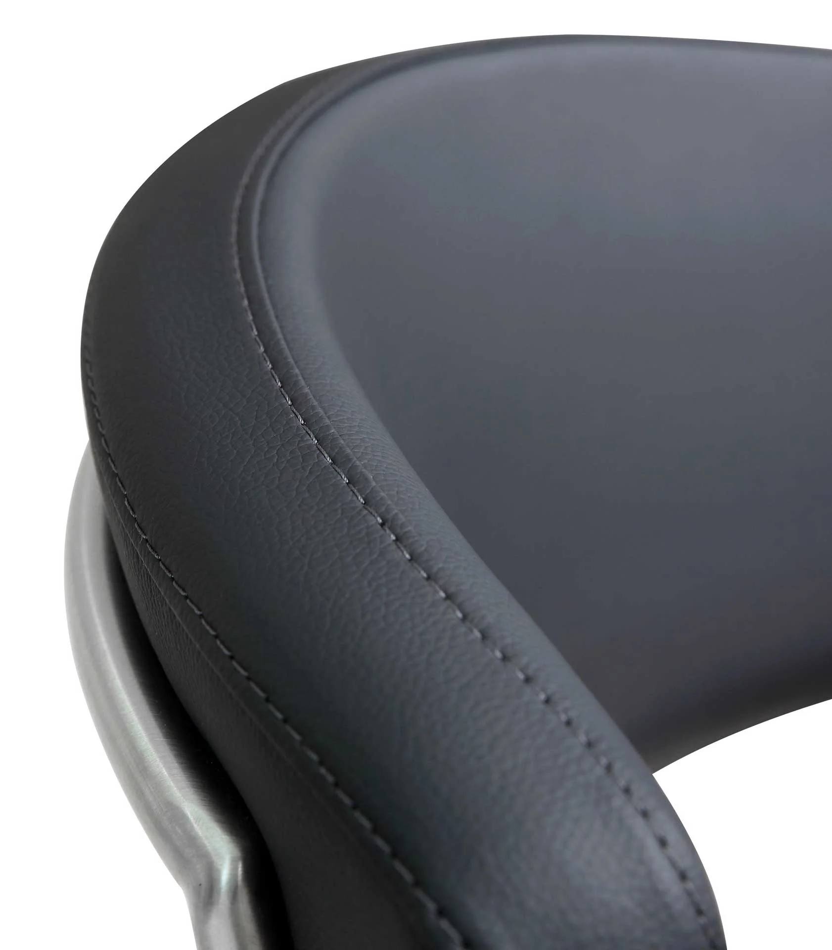 Coffe Stainless Steel Bar Stool Black - Image 6