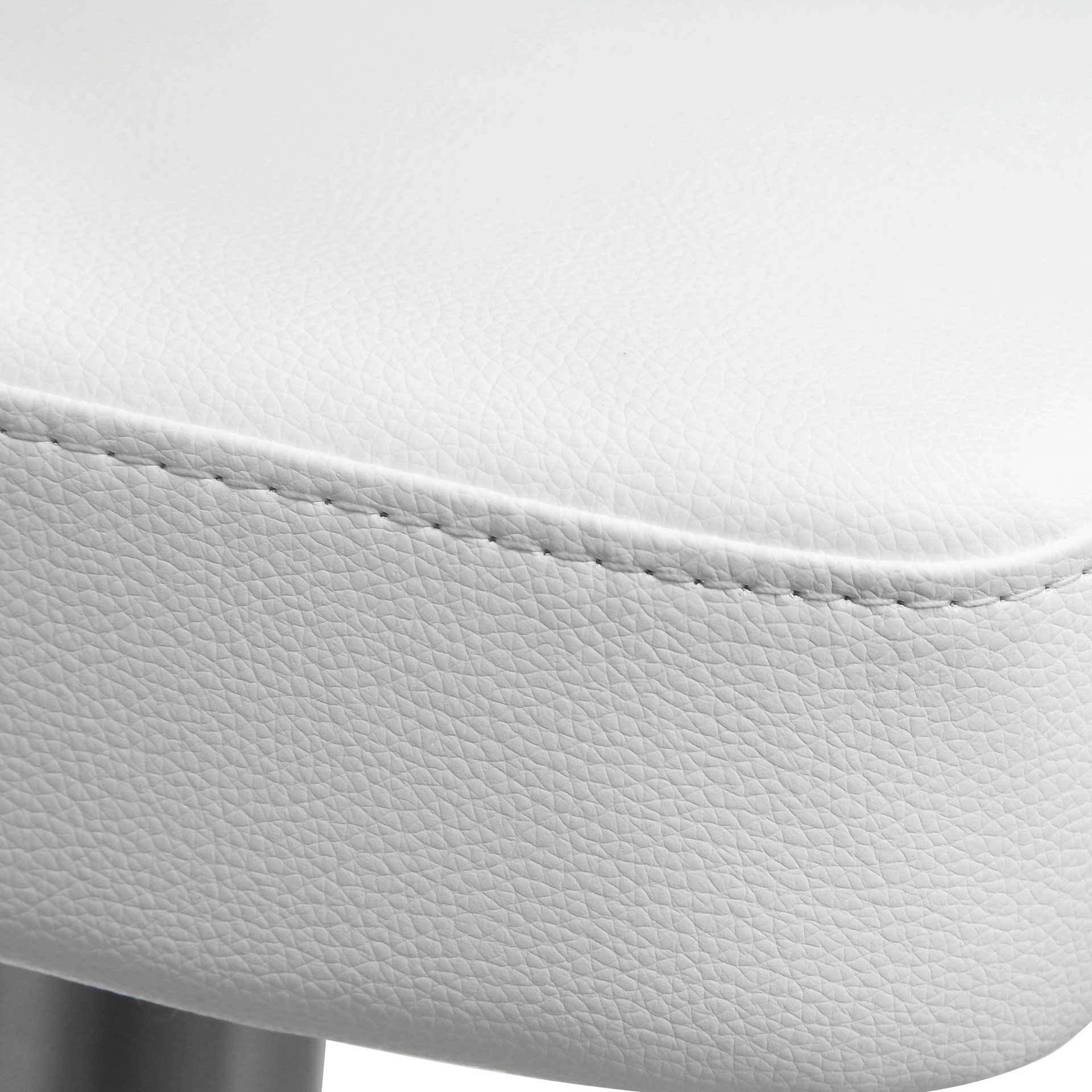 Coffe Stainless Steel Bar Stool White - Image 5