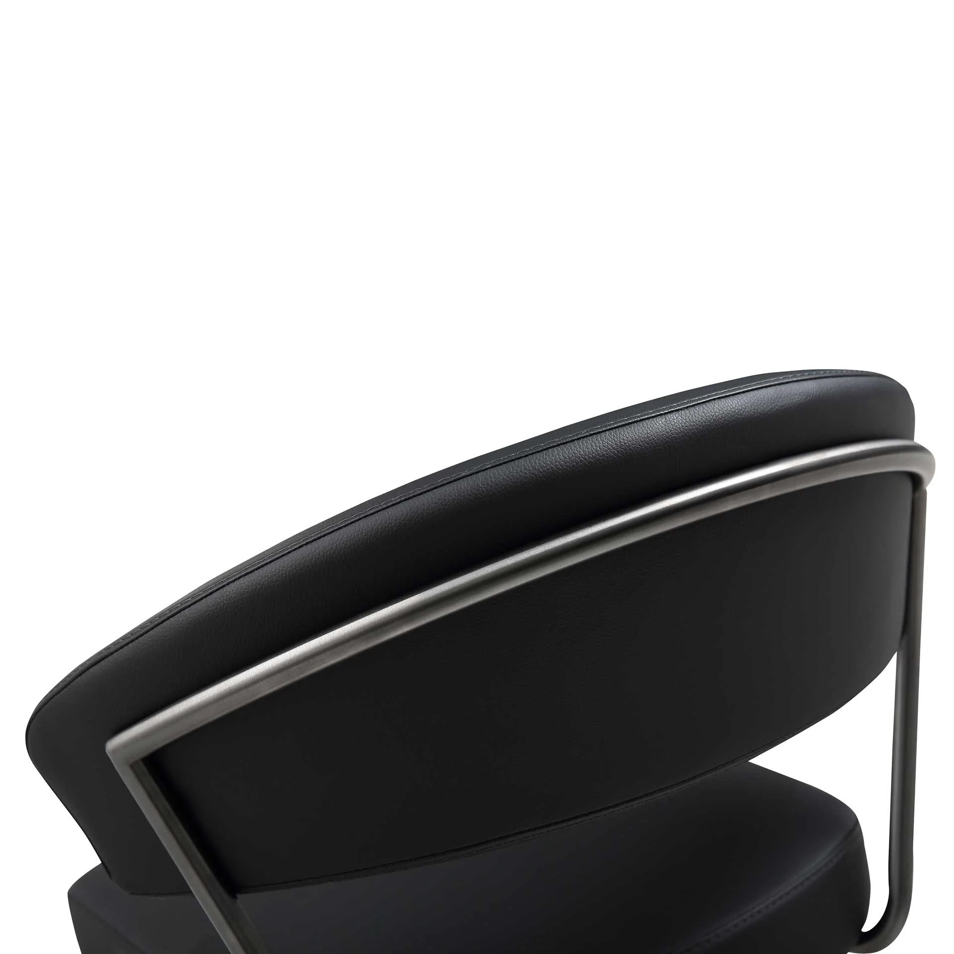 Coffe Steel Bar Stool Black - Image 6